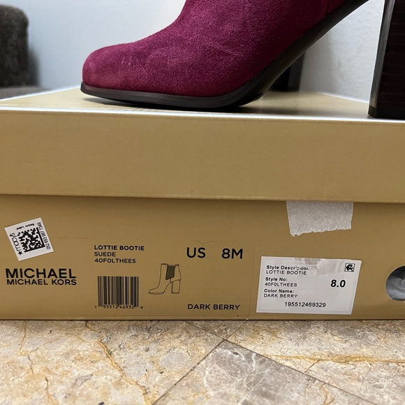 Michael Kors Lottie Suede Booties - Picture 6 of 9